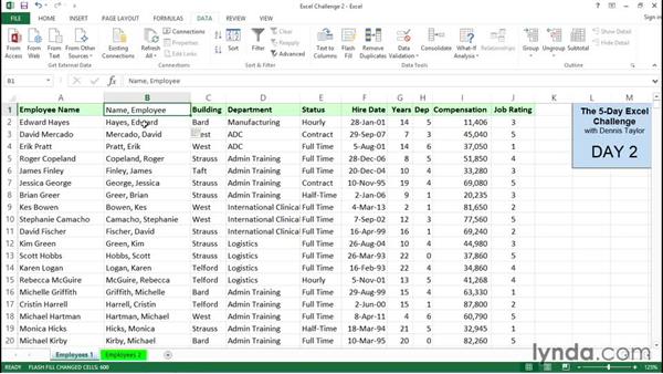 Excel employee list Organimi