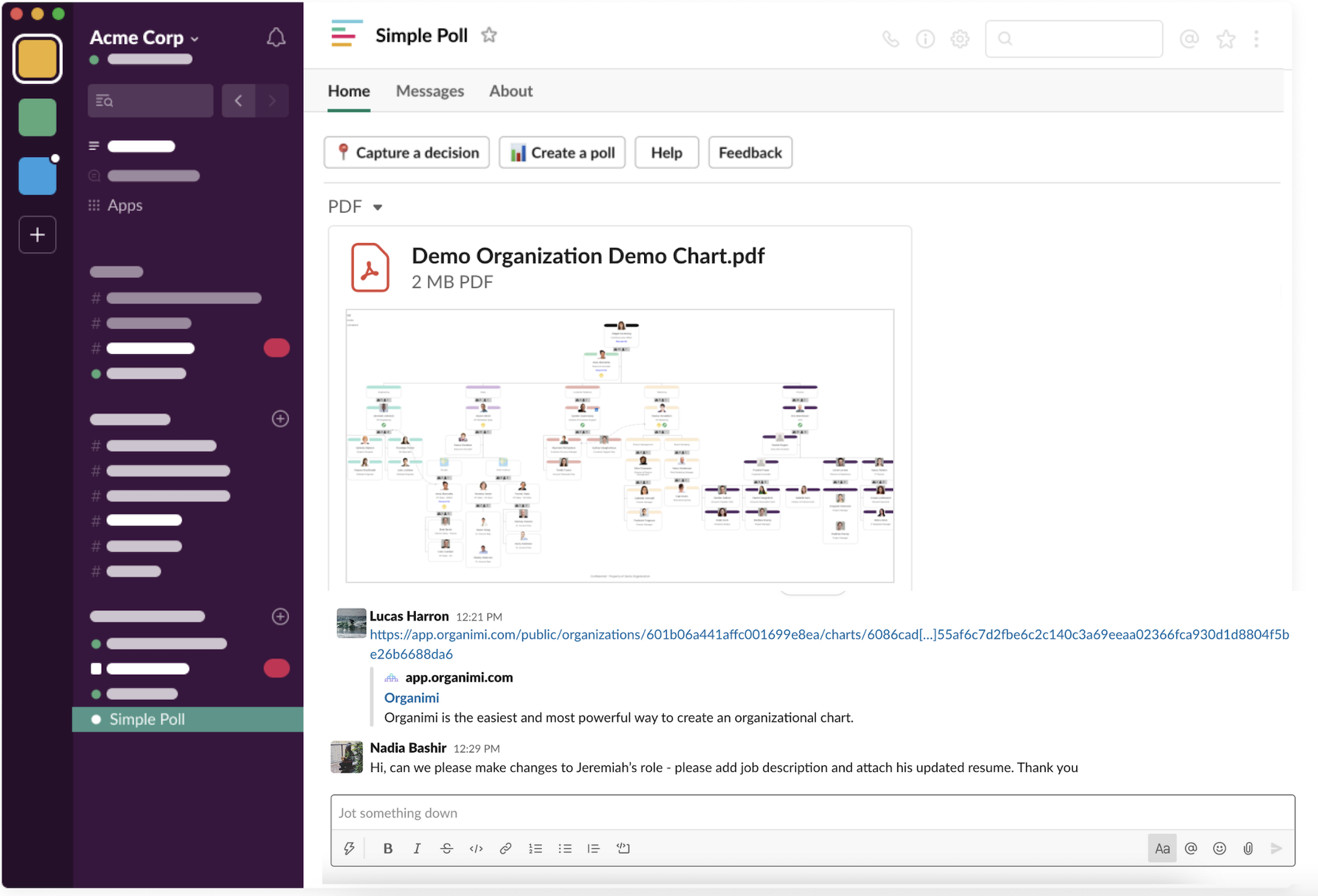 Organimi x Slack A Match Made in Organizational Heaven?